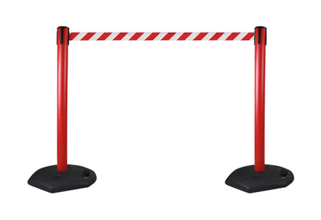 Flexibarrier Belt Barrier Set -Basic Signal- Including 3m Retractable Belt