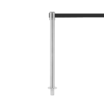 FlexiBarrier Belt Stanchion -Pro Removable- (3.4 or 4.9m belt)