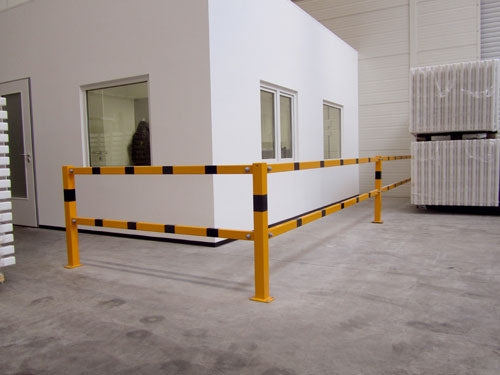 Protective railing -Brooklyn- for plugging down 70x70mm (modular)