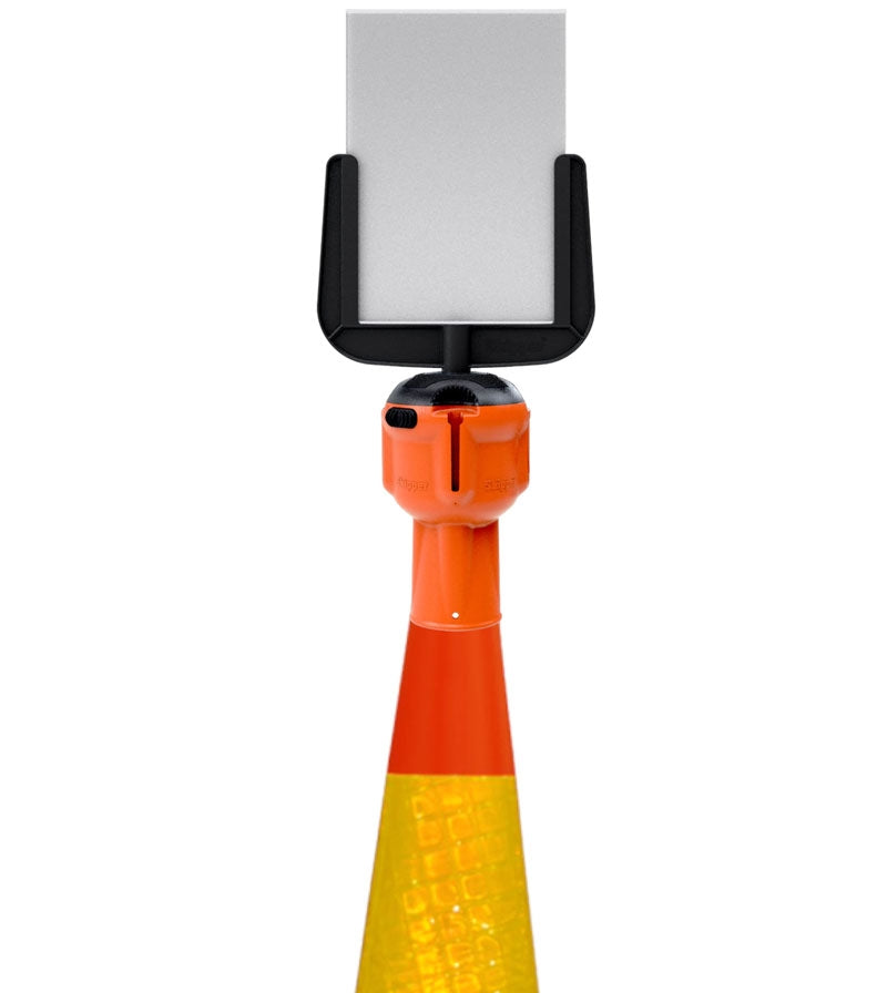 Skipper -Sign Holder Robust- with Cone Adapter for Traffic Cones