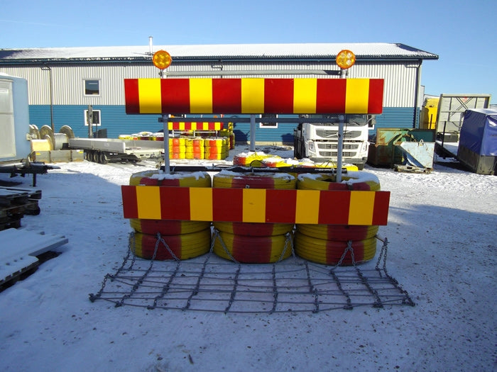 Skyltstativ till 80/100 Trafikbuffert, komplett