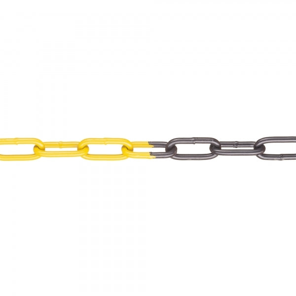 Barrier chain of steel, galvanized (15m, various colors)