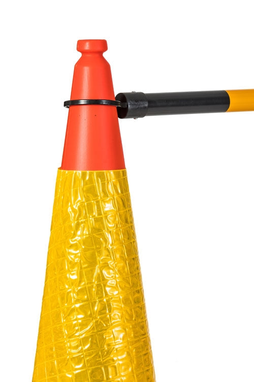 Flexibarrier Traffic Cone + Retractable Cone Bar Package (Covers up to 10m)