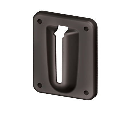 Wall Mount for -Skipper- retractable belt (Screw + magnetic backside)