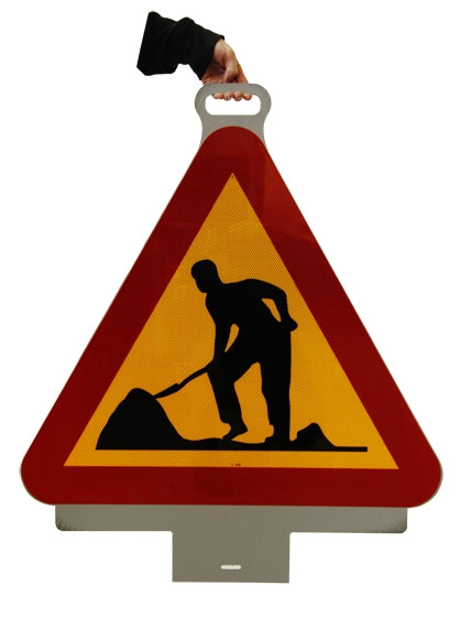 Varningsmärke i plast - A20 Vägarbete