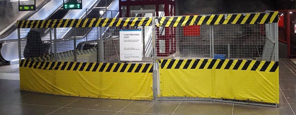 Warning Cover for Temporary Fence